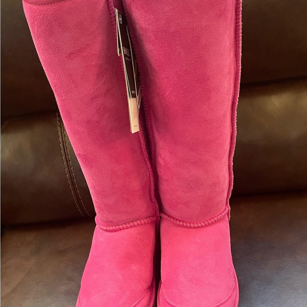 Elegant Fuchsia Winter Boots for Women